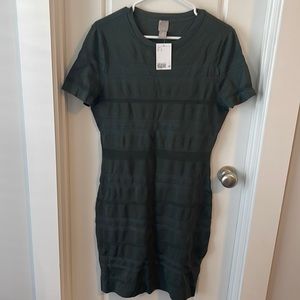 H&M ribbed bodycon dress